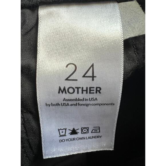 MOTHER JEANS WOMENS 24 TOMCAT STRAIGHT ANKLE STRETCH LASTING IMPRESSION BLACK - Picture 11 of 14